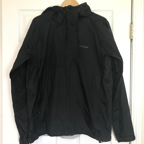 Patagonia Other - Patagonia Black Nylon Windbreaker Hoodie XL